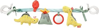 Fehn 051179 Kinderwagenkette Happy Dino – Mobile-Kette mit niedlichen Anhänger-Figuren zum flexiblen Aufhängen an Kinderwagen, Babyschale, Bettchen, Wiege, Spielbogen für Babys & Kleinkinder ab Geburt