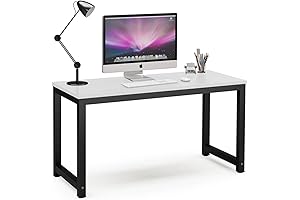 Tribesigns White and Black Computer Desk: The Ultimate Workstation