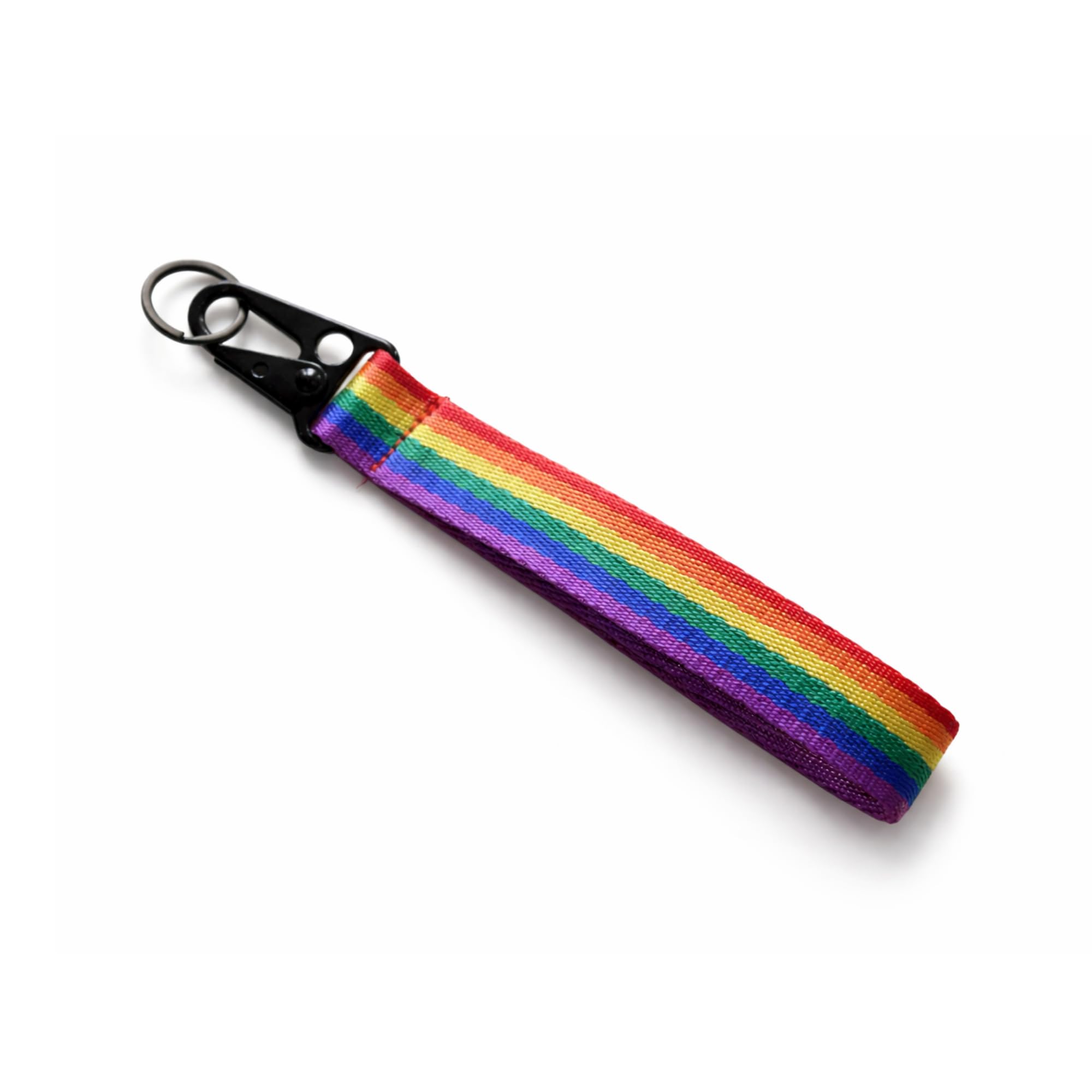 Patch Force - Rainbow Lanyard - Keyring with Carabiner / Hook - As Pendant, Accessory, Gift, Accessory for Bag or Backpack - Keychain, Rainbow, LGBTQIA+