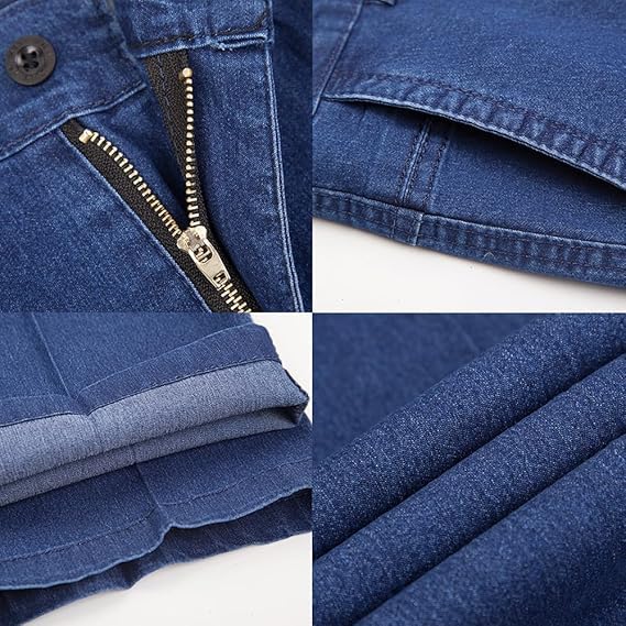 Jettjeans3 - Men's Classic Straight Fit Stretch Jeans, High Waist Straight Slim Fit Jeans for Men4