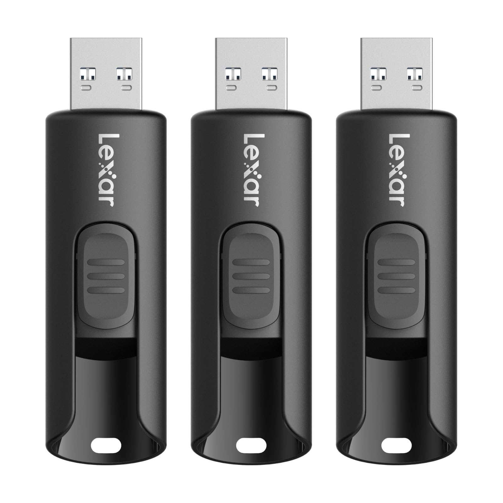 Lexar A30E 64 GB confezione da 3 unità flash USB 3.2 fino a 100 MB/s in lettura, unità USB per espansione di archiviazione e backup, memory stick per sistemi PC e Mac