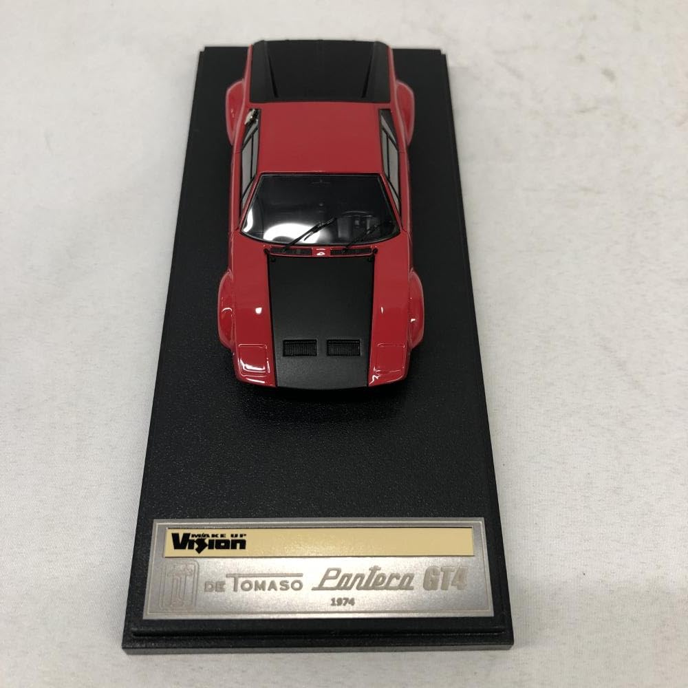 Amazon.co.jp: 1/43 Makeup De Tomaso Pantera GT4 1974 Red/Black