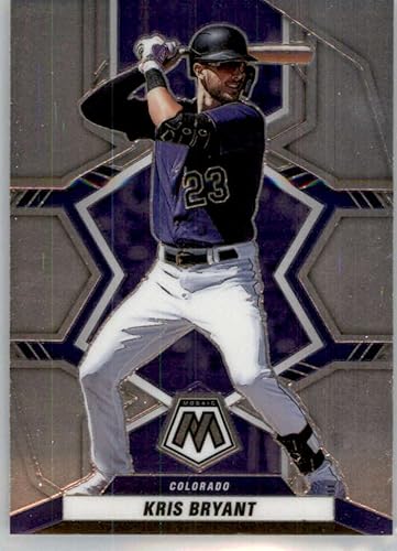 2022 Panini Mosaic #23 Kris Bryant Colorado Rockies Baseball Trading Card