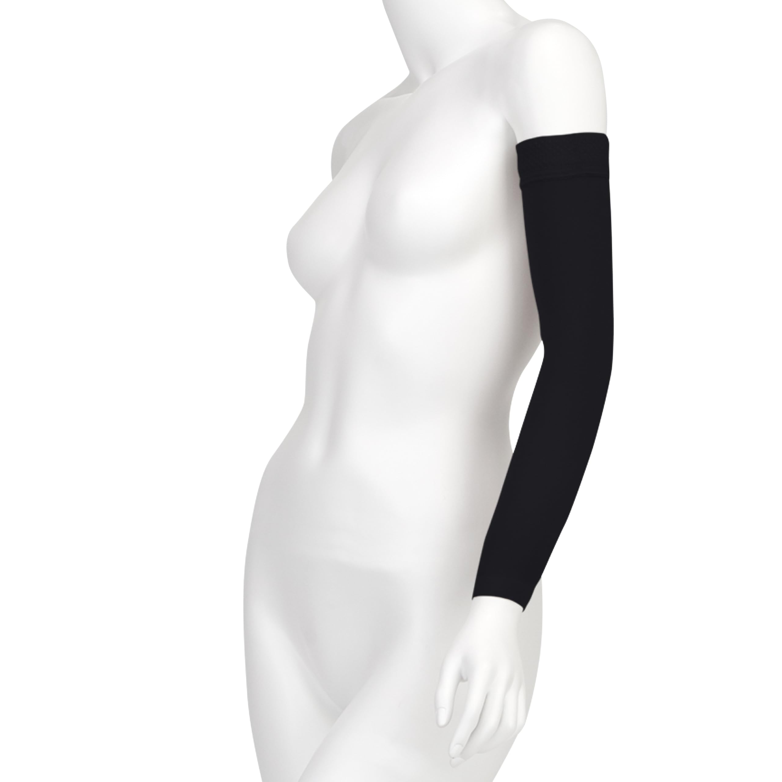 Juzo Soft 2001CG Armsleeve 20-30mmHg w/ Silicone Top Band Model: 2001CG - STANDARD, Size: V - X-Large, Length: R-Regular, Color: Black 10