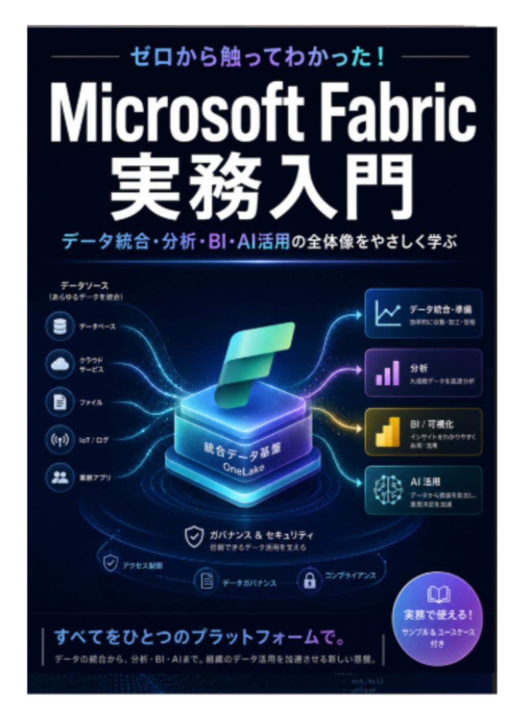 ゼロから触ってわかった！Microsoft Fabric実務入門 2026年版 データ統合・Lakehouse・Warehouse・Power BIで学ぶ次世代分析基盤