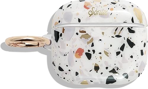 Sonix | Fundas protectoras duras para Apple AirPods (3ª generación) | Estampado Terazzo | Confeti