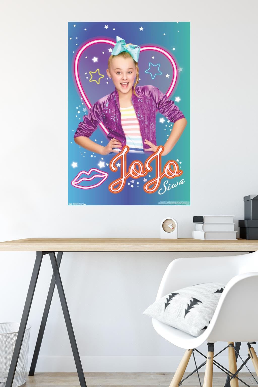 Amazon.com: Trends International Nickelodeon JoJo Siwa - Neon Wall