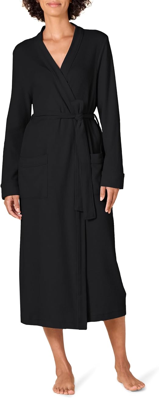 Amazon Essentials Robe Longue Légère Nid d'Abeille Grande Taille