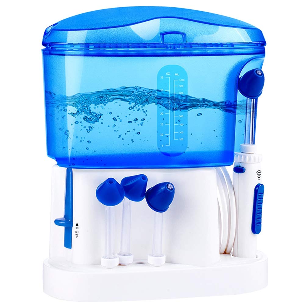 Sistema de irrigación Nasal, Limpiador eléctrico de Nariz, Sistema de Cuidado Nasal, Ajuste de 10 velocidades, Tanque de Agua de 600 ml, para sequedad Nasal, Nariz líquida