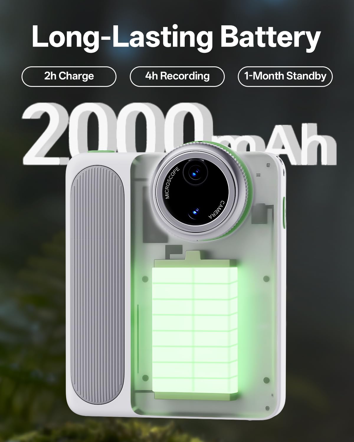 MicroCam X1 4K Fotocamera Digitale con Microscopio 400X, Filmati True 4K, Autofocus, Touchscreen LCD da 3,5 Pollici | Fotocamere Point-and-Shoot Portatili per Fotografia | Regalo Perfetto per