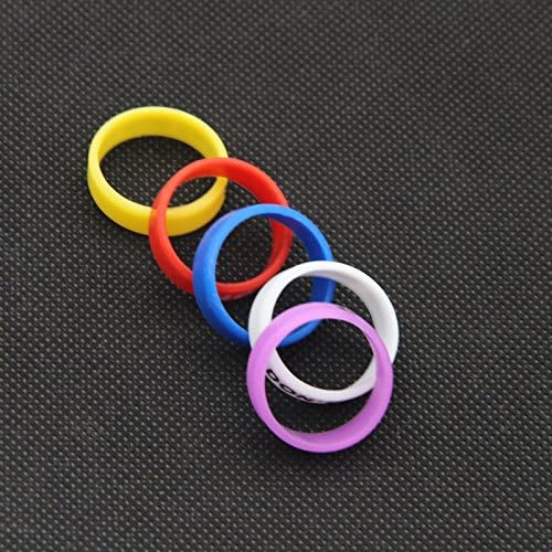 Miniatura 3 de CENGLORY 100 anillos de silicona antideslizantes bandas de silicona - diámetro de 0.866 in