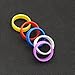 CENGLORY 50 PCS Silicone Anti Slip Rubber Rings SIlicone Bands - Diameter 22mm