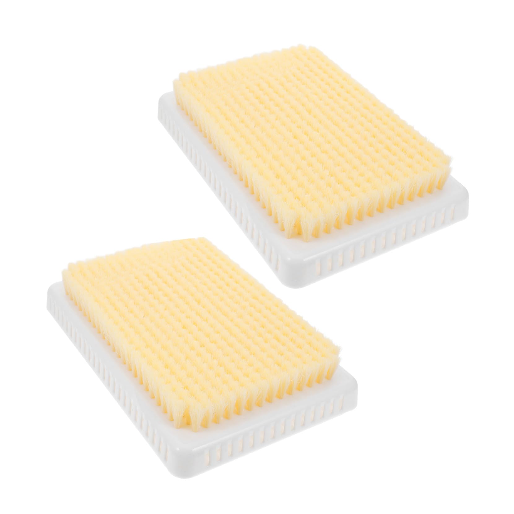 Ipetboom 2 Pezzi Scrub Schiena da Doccia Parete con Setole Esfolianti Resistenti Spazzola Massaggiante Corpo per Pulizia Profonda Senza Uso di Mani Accessorio Bagno Facile da Installare e