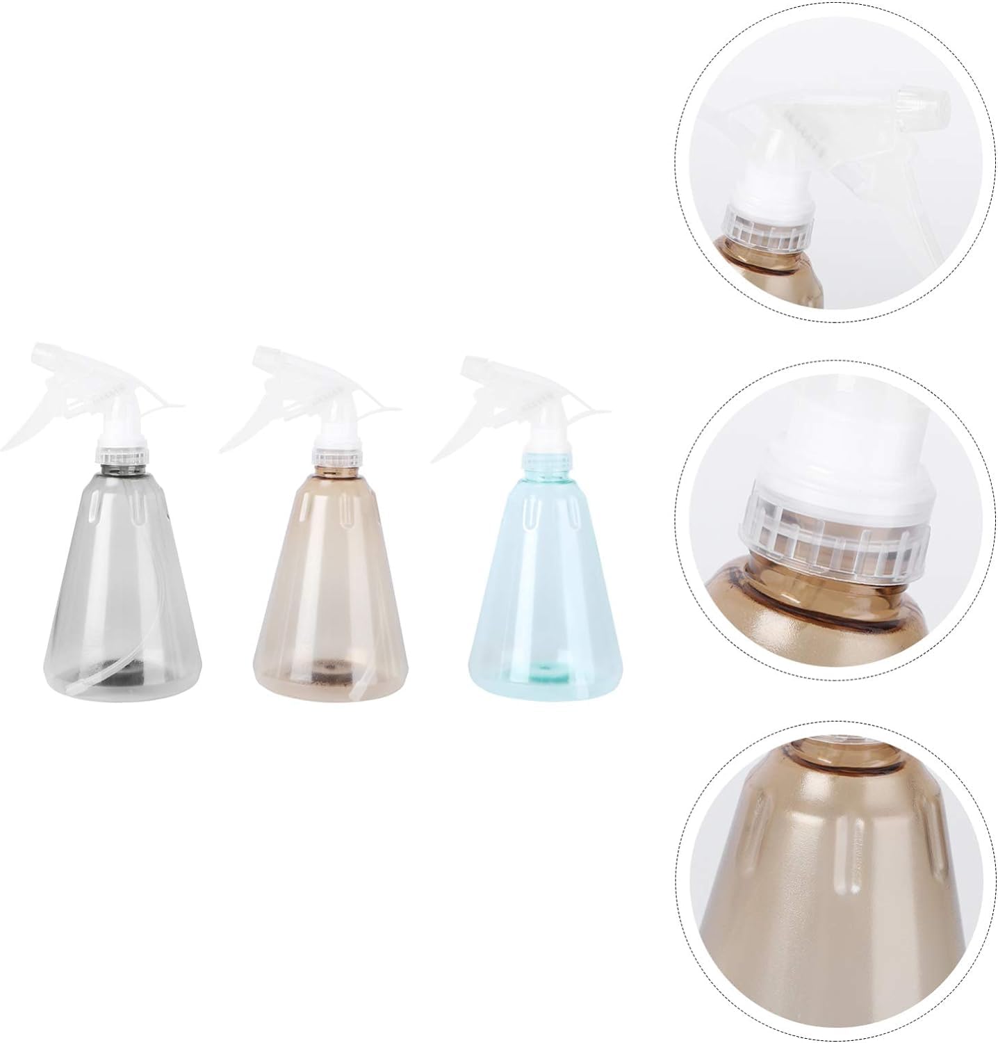 Plant Mister-Sprühflasche, 3 Stück, 500 ml, Kunststoff-Sprühflasche, Gartensprüher, Pflanzenspritzer, Gießkanne, Sprühflasche, Druck