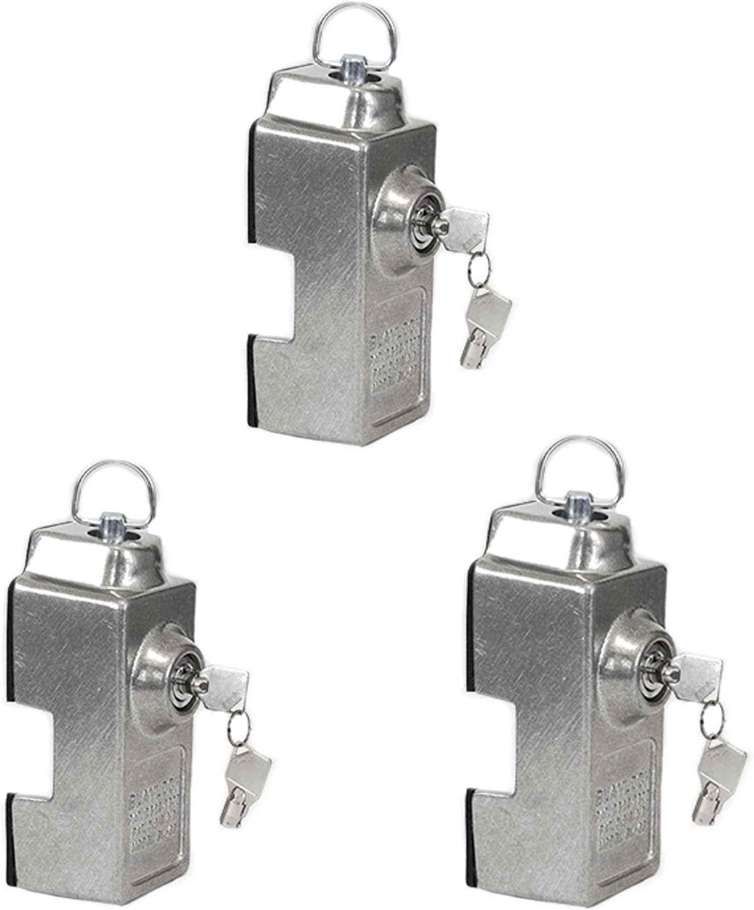 Blaylock DL-80 Cargo Trailer Door Lock - 3-Pack of Keyed Alike Locks