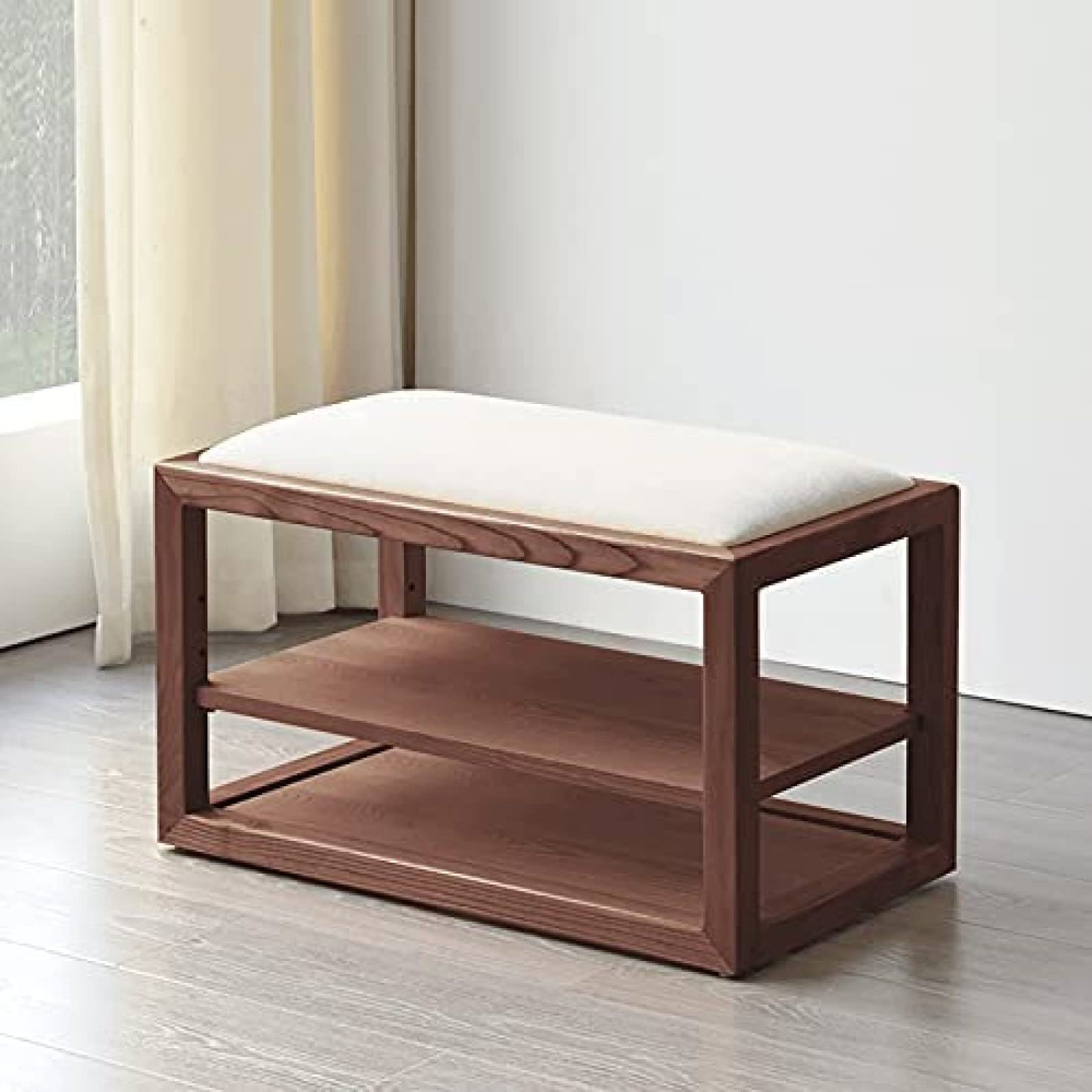 Banc de Rangement à Chaussures pour Entrée Ordonnée et Confortable