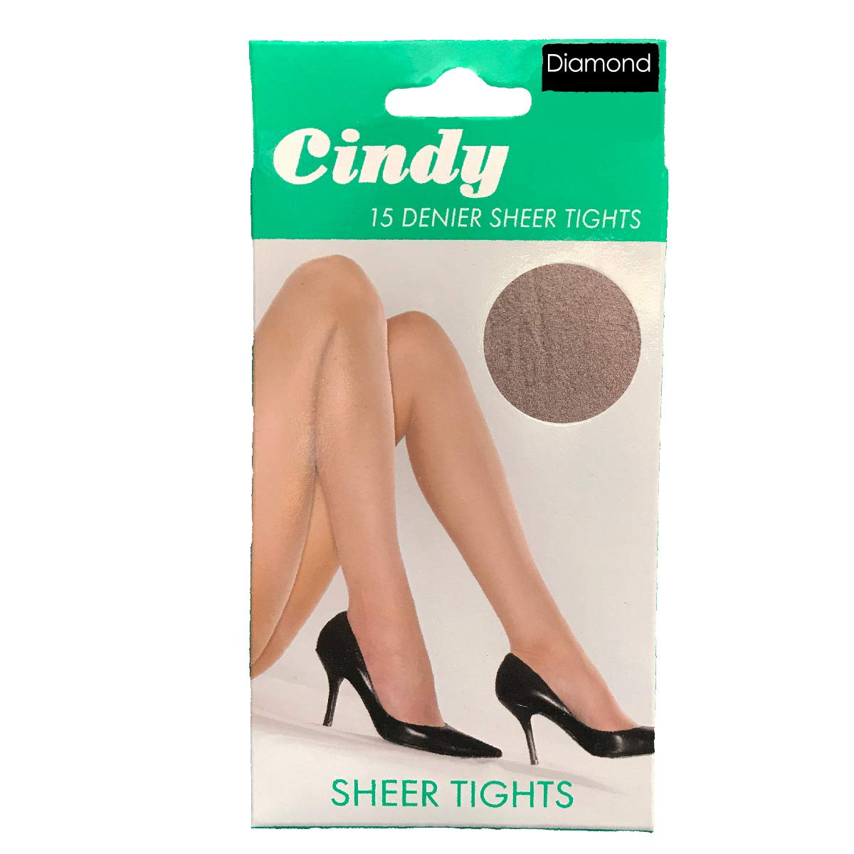 Insightclothing Women's Diamond Cindy 15 Denier Sheer Tights - Large