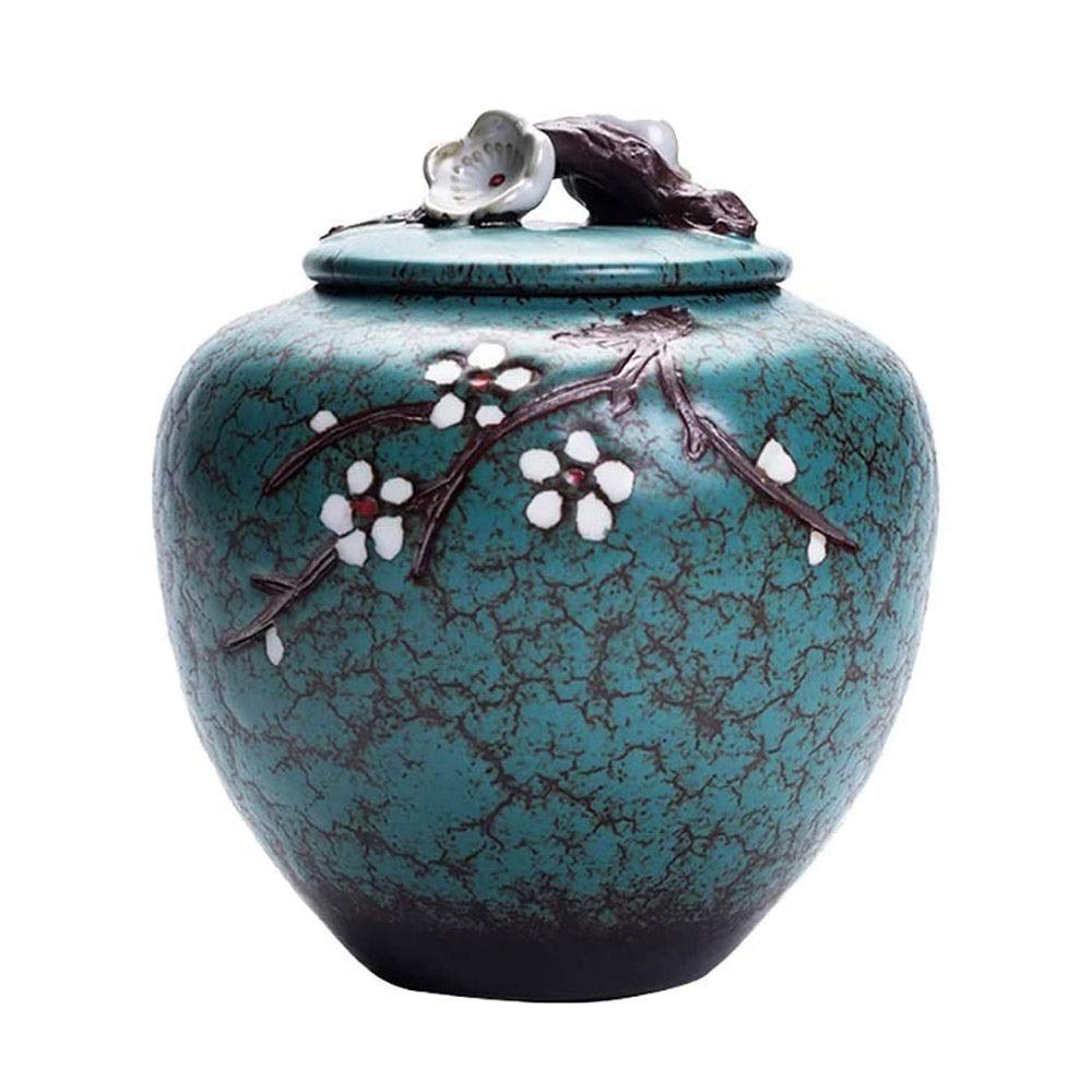 Cremation Human Ashes for Adult Child Or Pet Cremation Urns Commemoration Burial Urns at Home Ceramics 12x14cm,commemorate