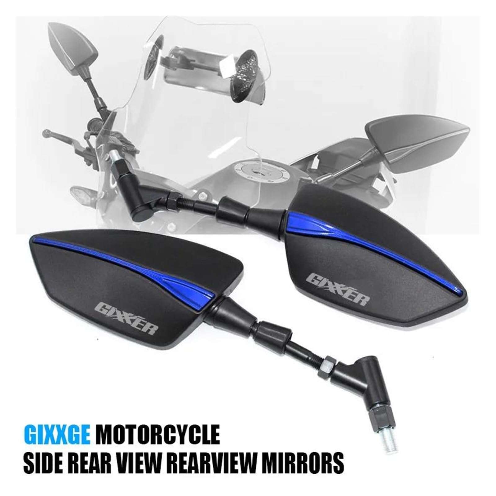 Rétroviseurs Latéraux Moto Pour Gixxer 150 SF 150SF 250 SF250(Gold)
