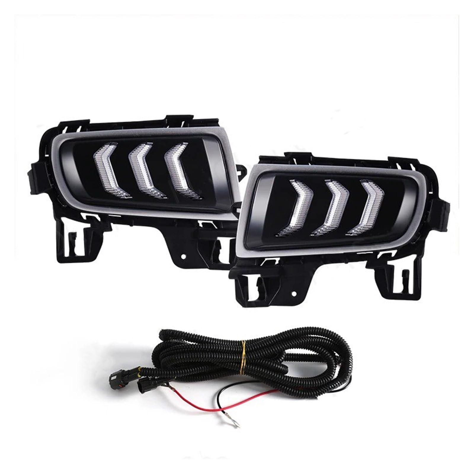 Antiniebla Luces Diurnas LED (DRL) Para Mazda 6 (2005-2009) Faros Antiniebla Intermitentes Luz Blanca Amarilla Y Azul. Accesorios Para Coche 12 V
