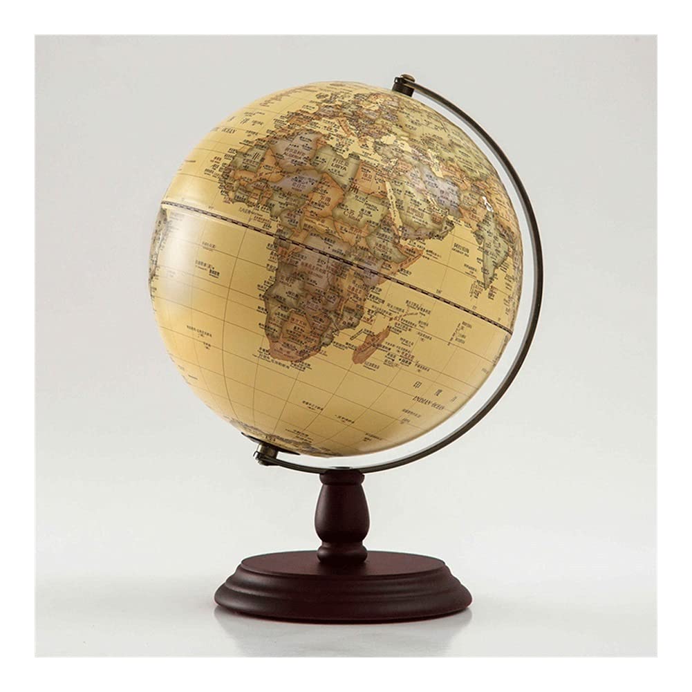 Globus geograficzny globus wypukły wypukły podświetlany globus lampa świata ze stojakiem na biurko dekoracyjny globus ziemi dla dorosłych globusy wystrój (średnica 25 cm/9,8 cala)