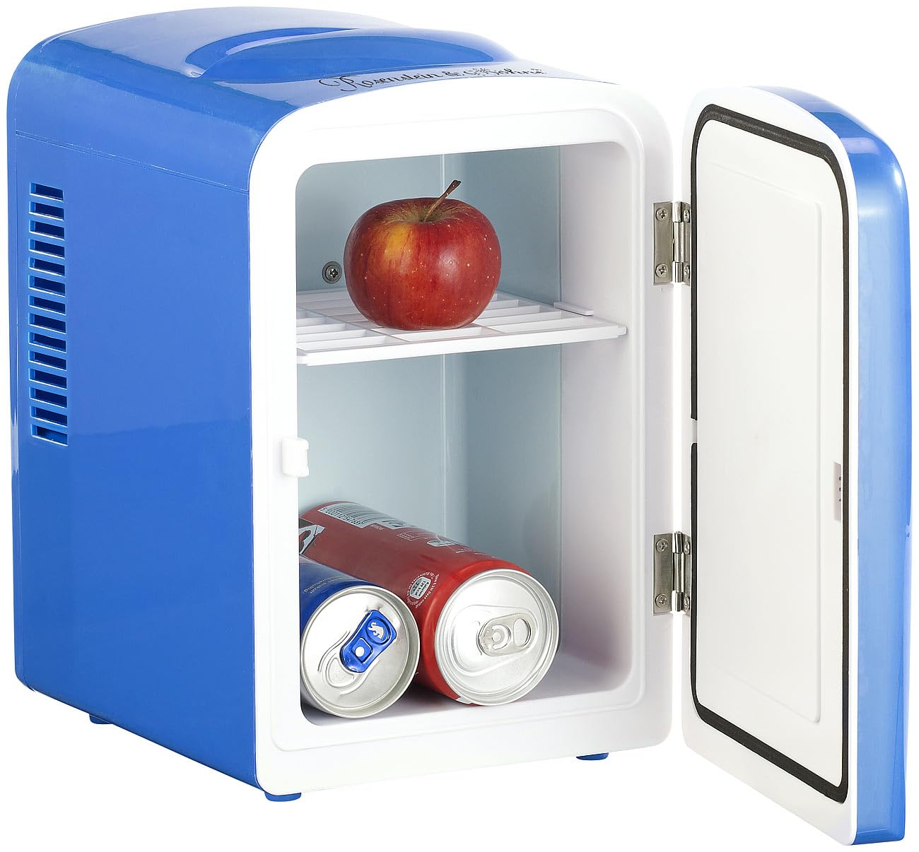 Rosenstein & Söhne Mini réfrigérateur 2 en 1 avec prise 12/230 V - bleu