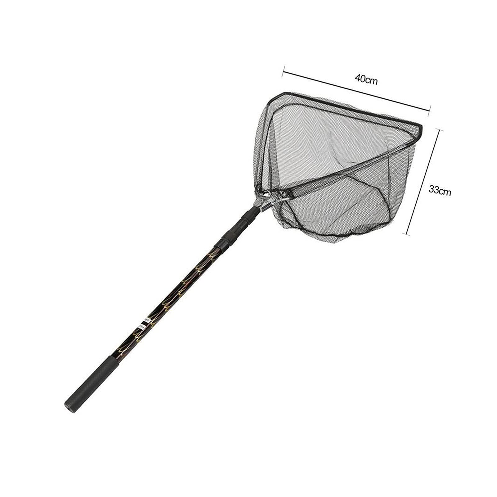 Amazon.com: Fish Net Telescopic Fishing Net Automatic Folding Small Mesh Landing  Net Aluminum Alloy Pole Durable Casting Net Fly Fishing 3-Section Dip Net  (Color : Black) : Sports & Outdoors