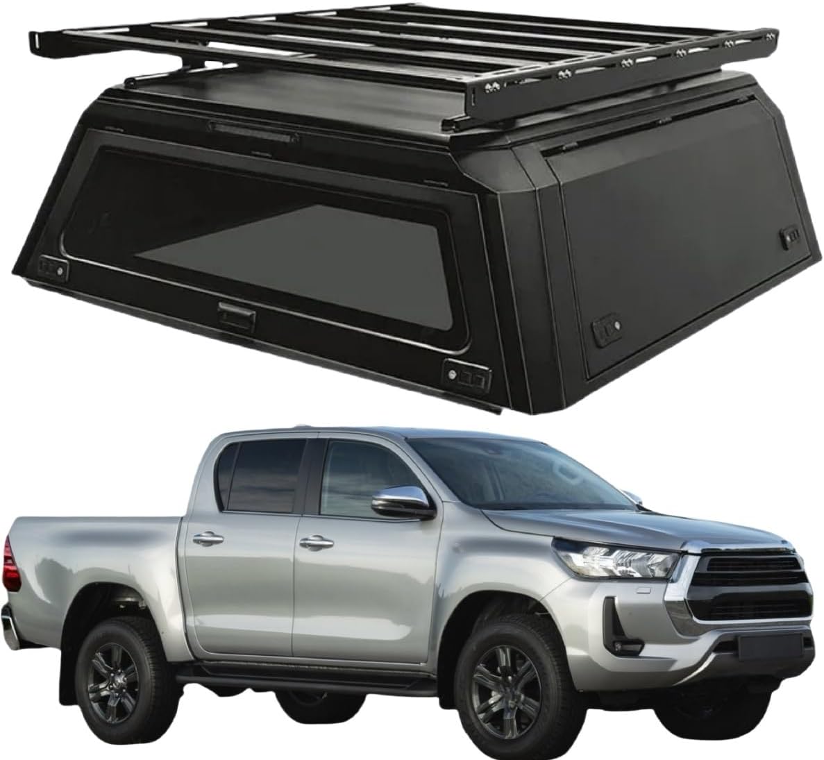 Professional Rust-Proof Portable Hardtop Canopy Design Car Protection Bed Hard Top Compatible for Hilux Tundra GMC Ford F150 Silverado Pickup