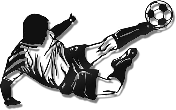 Paquesta Soccer Wall Decor Metal Soccer Wall Art Gifts for Boys Men Soccer Room Decor for Boys Room