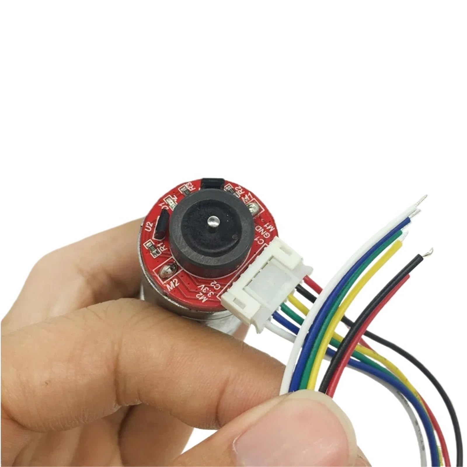 Motor eléctrico con control de velocidad inversa JGA25-371, codificador de motorreductor de 12 V CC, 18-1930 RPM, compatible con equipos electrónicos de bricolaje