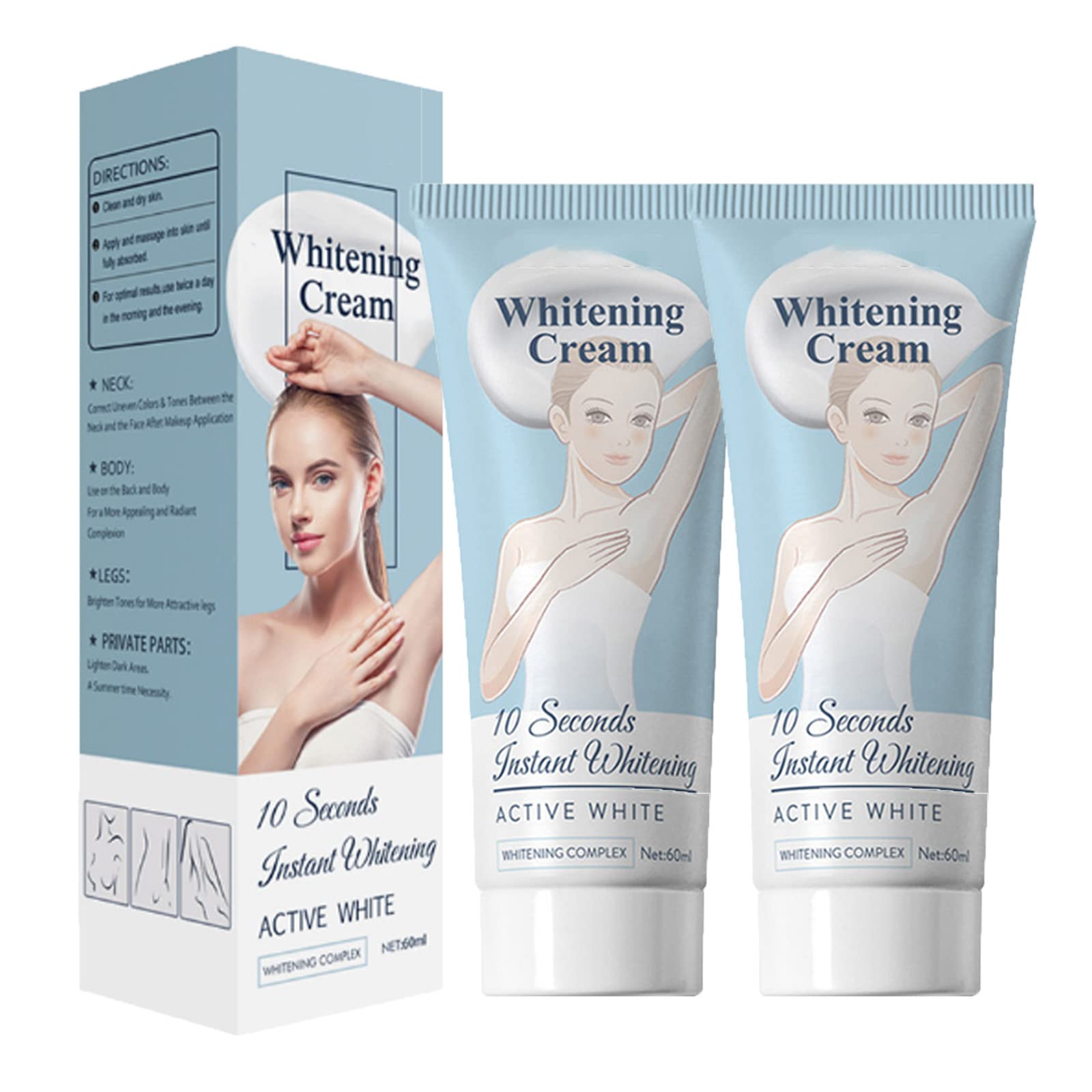 Buy 2Pcs Whitening Cream, Dark Spot Cream, Underarm Cream, Skin