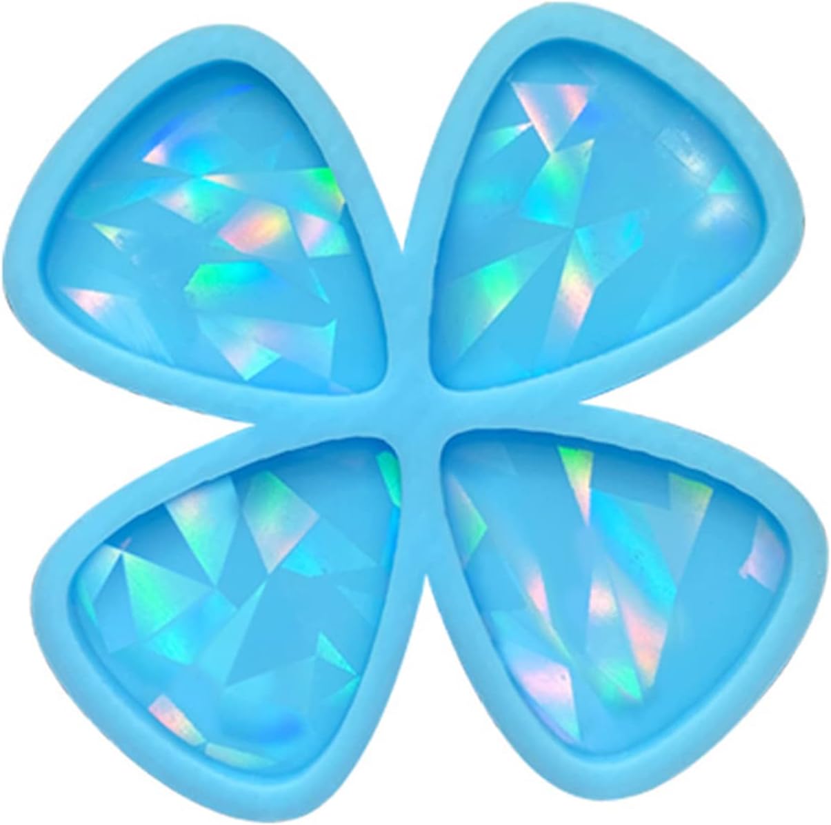 Guitar Pick Resin Molds,Guitar Plectrum Silicone Mold Holographic Epoxy Casting Mold for Musical Accessories Keychain