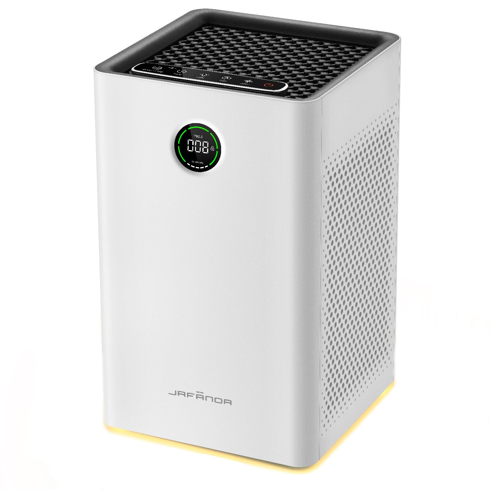 Air Purifiers for Home Large Room Up To 1190ft², True HEPA 13 Filter, Activated Carbon Remove 99.97% Dust Smoke Odor Pollen Pets Hair Dander Allergies, Quiet Sleep Mode 23dB, Night Light
