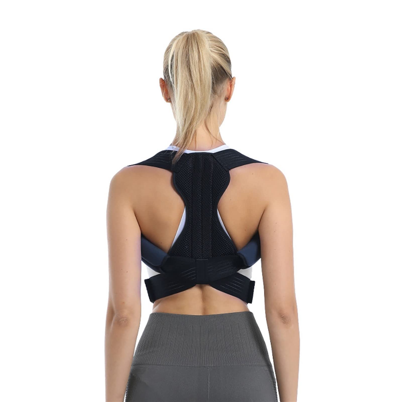 Corsé Corrector de Postura para la Columna Vertebral y clavícula, Corrector de Postura para Hombres y Mujeres, cinturón de Soporte para la Espalda