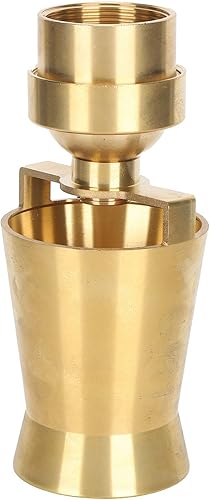 Boquilla de fuente de agua, rosca interna de latón, rociador de fuente de agua fácil de 1.5 cabezales de 12 pulgada para instalar torre de hielo