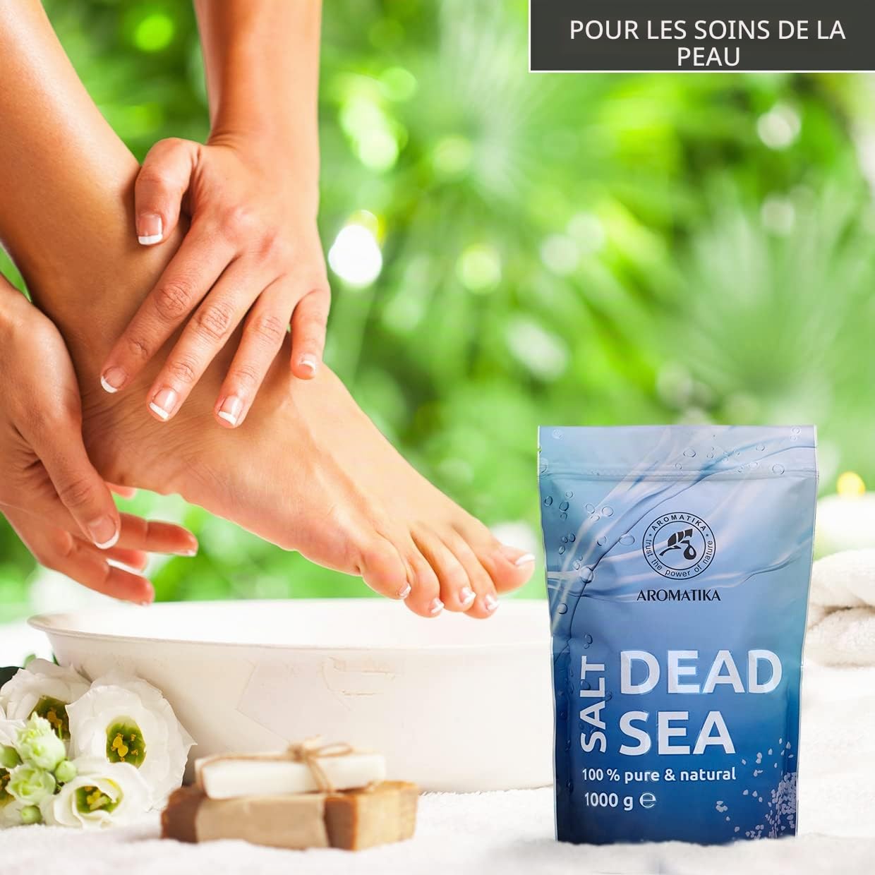 AROMATIKA Sel de Bain Mer Morte - Format Économique, 5kg