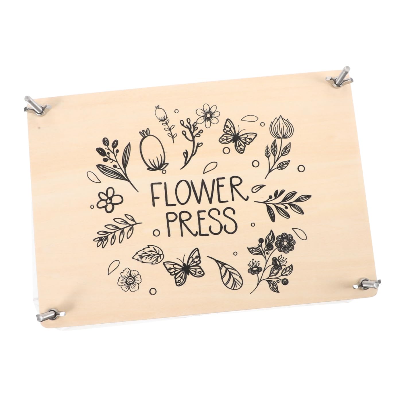 DOITOOL Kit Manualidades Prensado Flores DIY Prensa Plantas Resistente y Reutilizable Secado Uniforme para Tarjetas Scrapbooking Bodas y Arte Natural Herramienta para Amantes Plantas y