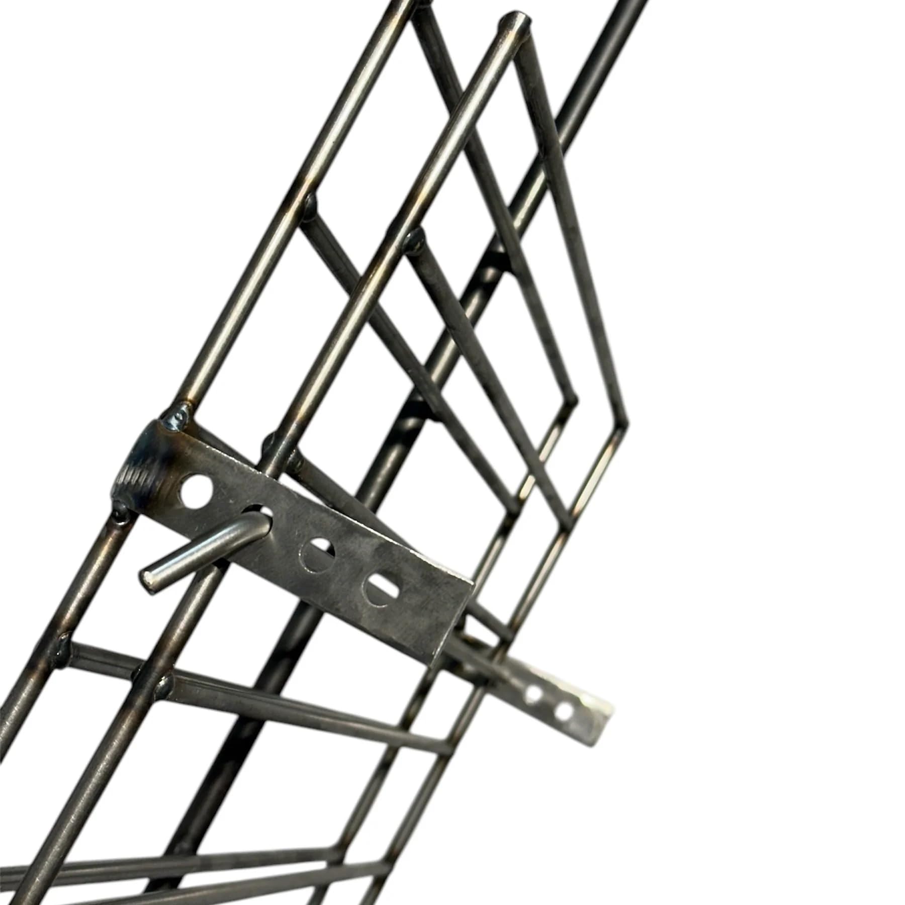 Asador Libro Estaca de hierro con Base regulable giratorio Parrilla Argentina (60 x 40cm)