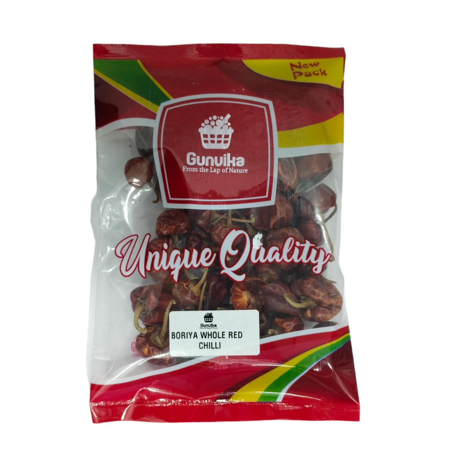 Gunvika Whole Dry Boriya Red Chilli | GOL Mirchi | Round Chillies | Mundu Chili | Gundu Chilli | Indian Spices & Masala - 200 Gm (B0D3F7FMN2) Amazon Price History, Amazon Price Tracker