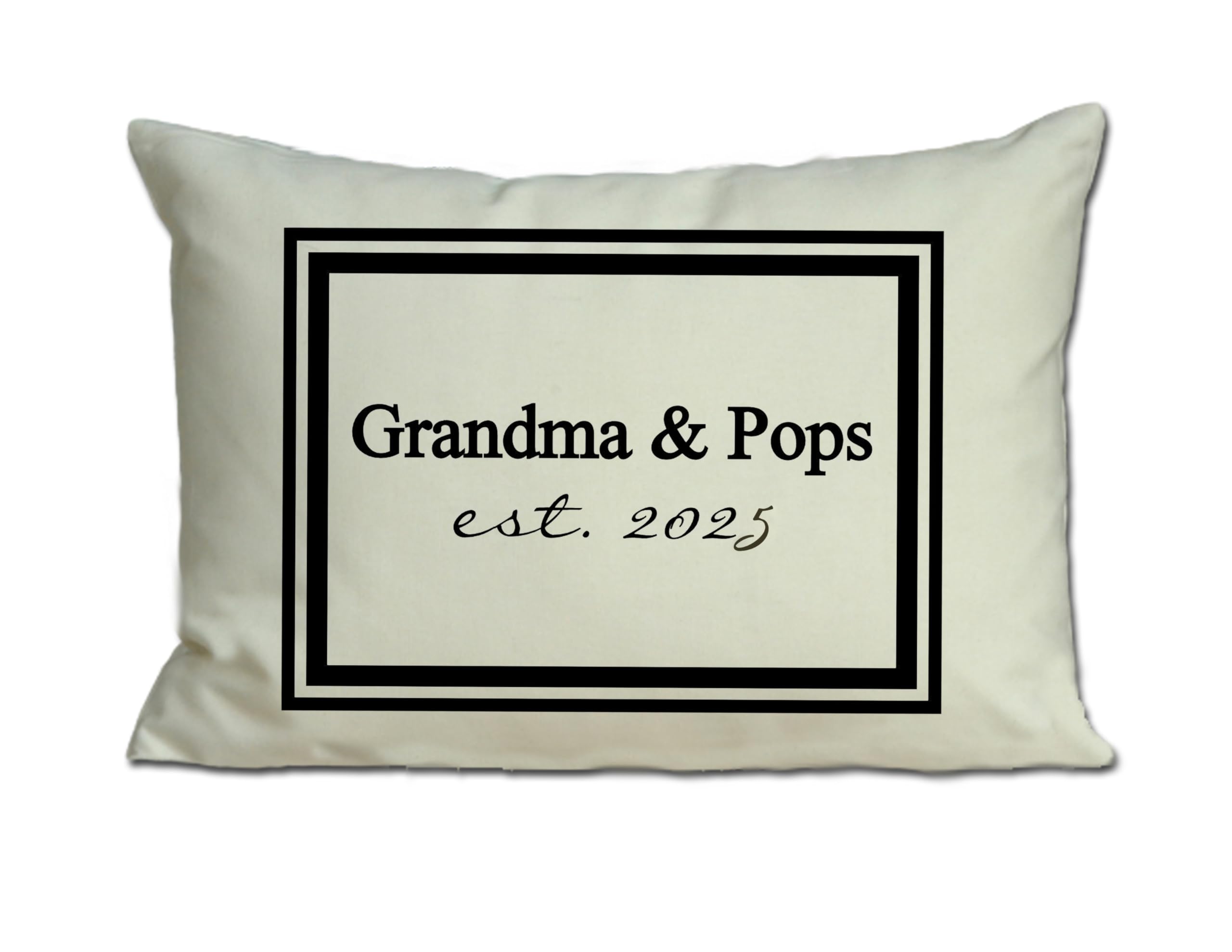 Personalized Grandparent Pillow Announcement Pillow with Your Grandparent Names