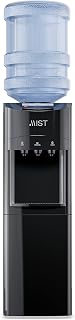 Mist Top Loading Water Cooler Dispenser, Hot, Cold & Room Temperature Water, Child Safety Lock, Holds 3 or 5 Gallon Bottles, Perfect for Home and Office Use Energy Star Approved - Black