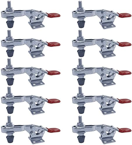 Paquete de 10 abrazaderas de acero inoxidable con base en U FLG de 500 libras (igual que 225-USS)