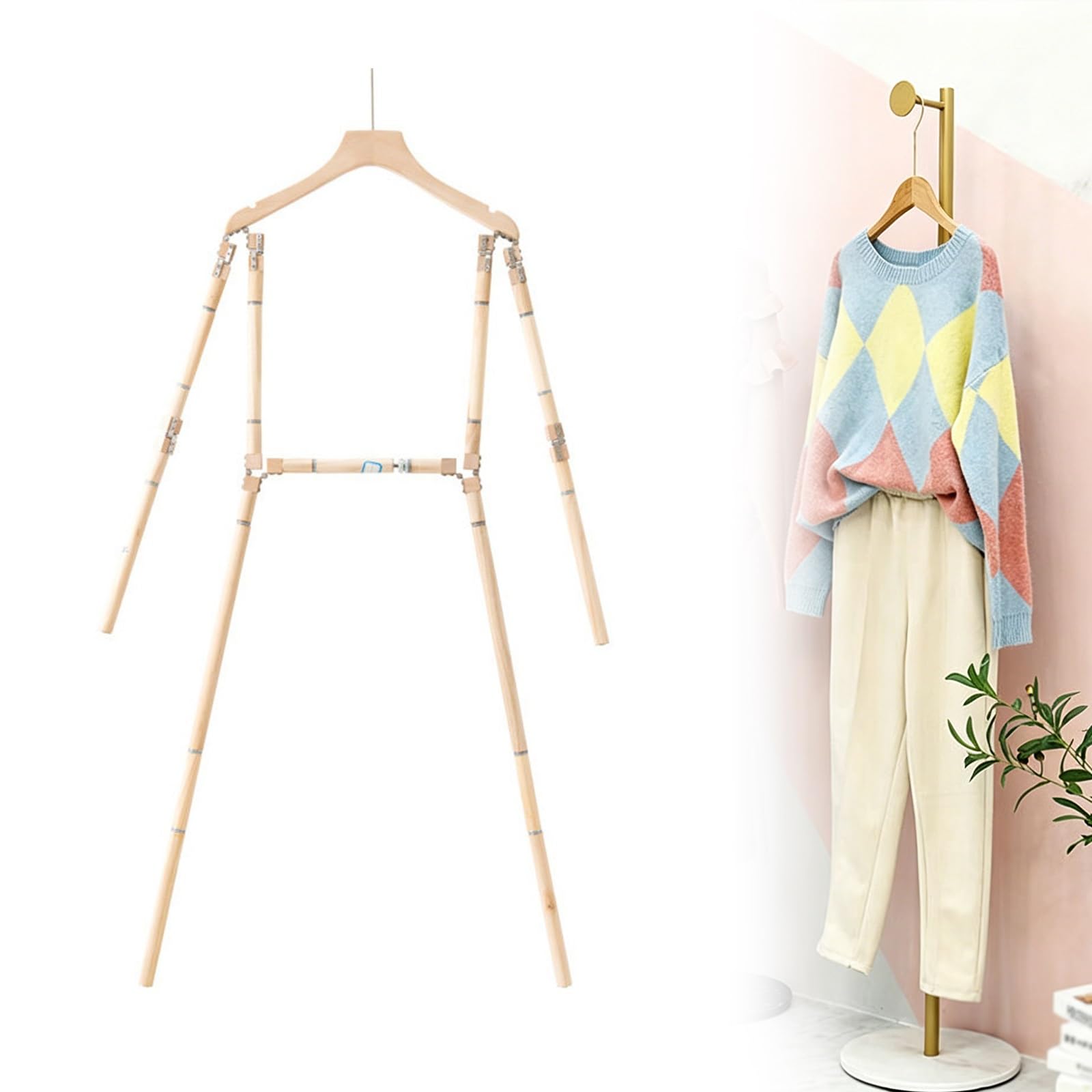 Mannequin Dress Form Invisible Hangers for Wall Clothing Photography