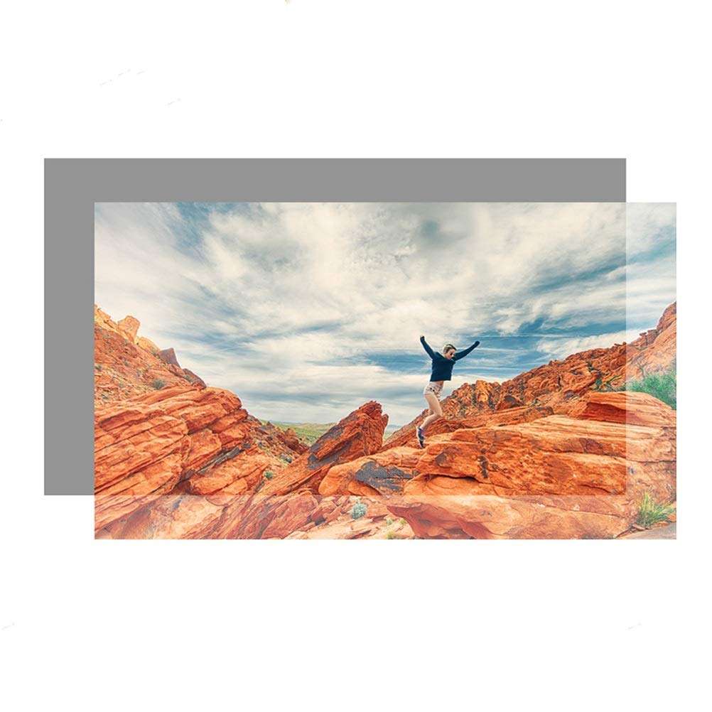 Amazon | ZHUSHI 16：9高輝度反射型プロジェクタースクリーン60 72