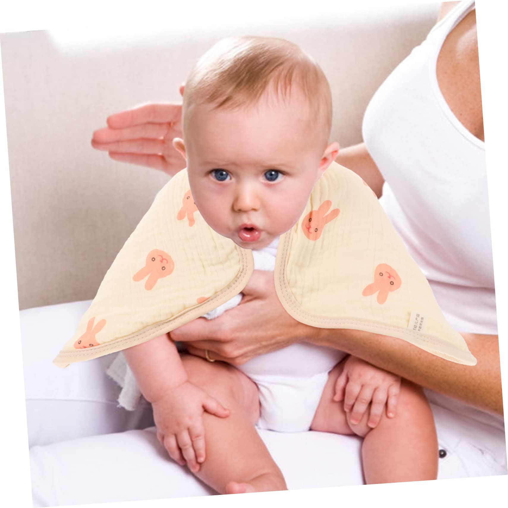 ibasenice 6 Stk Lätzchen Neugeborenes Handtücher für Kinder atmungsaktive Spucktücher Babyhandtücher Handtuch bequemes Spucktuch bequeme Spuckkissen die Schulter Schulterpolster Baumwolle