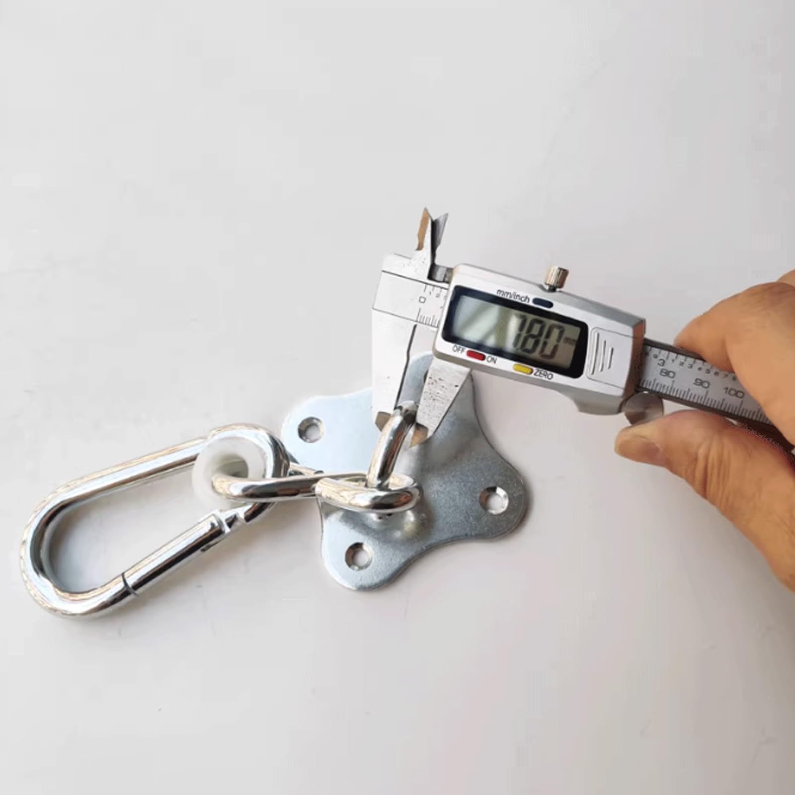Accesorio para Colgar, Ganchos de Columpio Resistentes de acero Inoxidable, Kit de herrajes para Columpio, Gancho de Columpio Giratorio para Patio de Juegos y Gimnasio