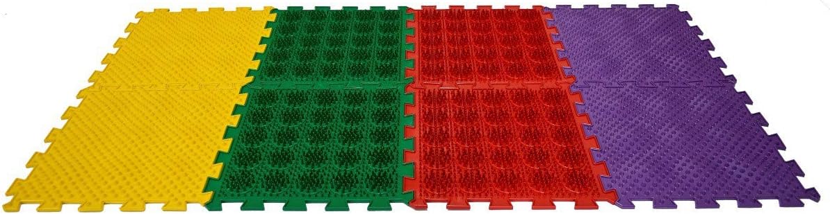Orthopedic Massage Puzzle Hedgehogs (Carpet) Floor mats for Babies, Kids and Adults