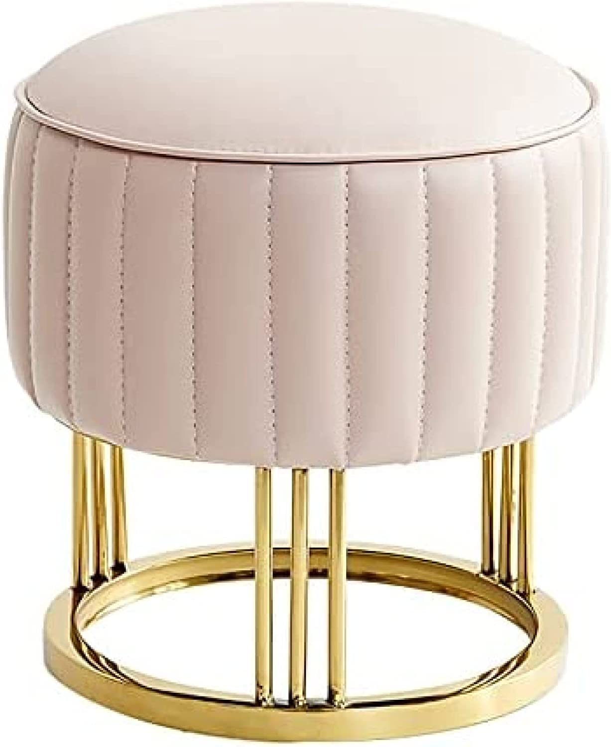 Tabouret de canapé rond et repose-pieds chic pour coin lecture et salon moderne
