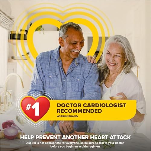 Miniatura 5 de Bayer Genuine Aspirin 325 mg, Coated Tablets for Headache Relief, Multi-Symptom Pain Reliever and Fever Reducer, Pain Relief Tablets for Tooth and