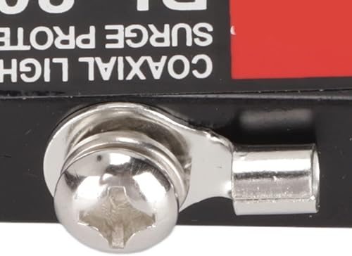 Miniatura 6 de Pararrayos coaxiales, PL259 hembra a macho 400W baja pérdida VSWR protector pararrayos coaxiales para antena de construcción para transceptores,